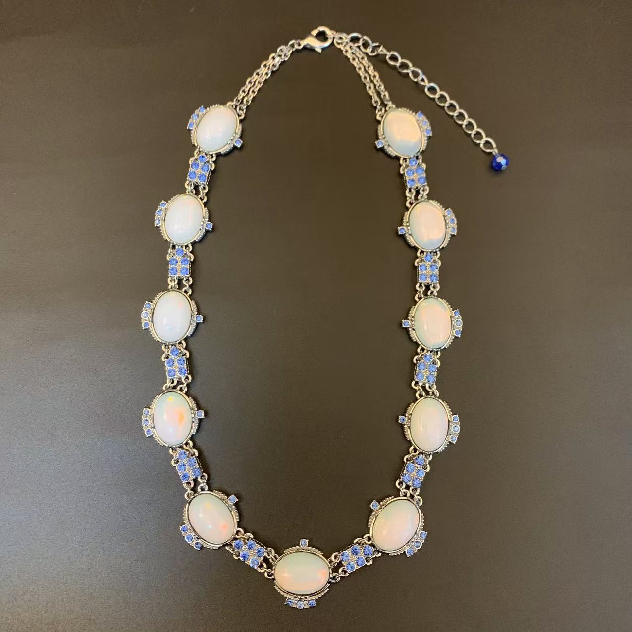 Royal Opal & Sapphire Bridal Set - Image 2